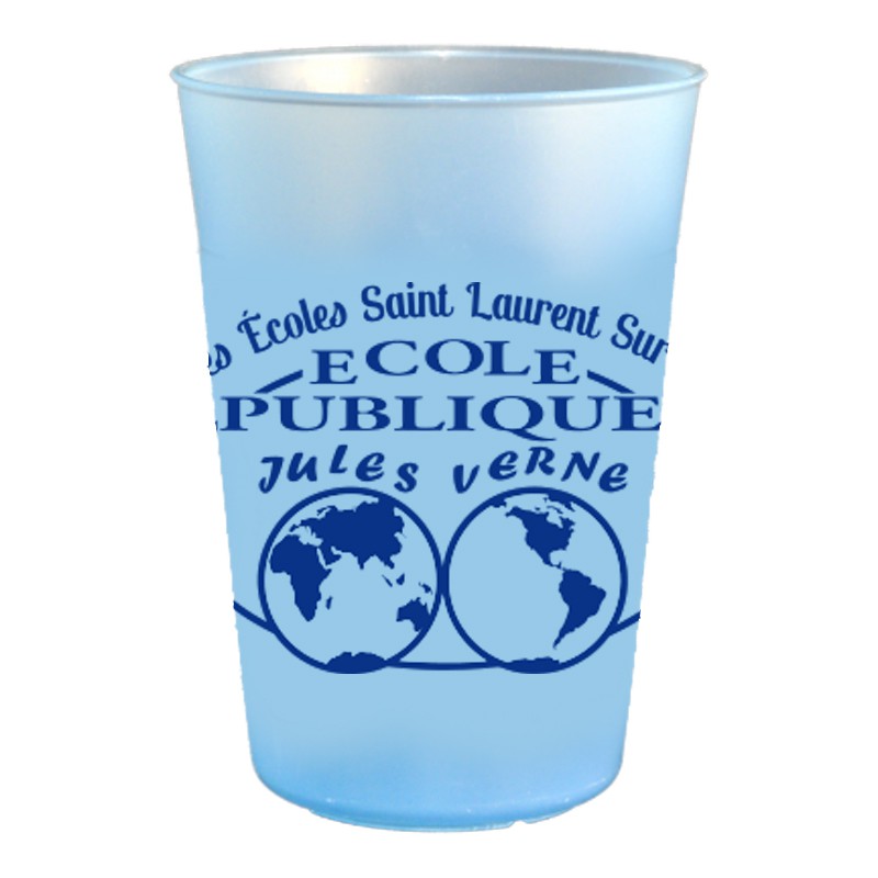 GOBELET PERSONNALISÉ RÉUTILISABLE FABRICATION FRANÇAISE 25CL, 33CL, 50 –  Goodies Antilles