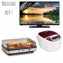 Kit 20 lots - Smart TV 98cm (version Maxi Plancha XXL Tefal)