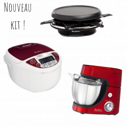 Kit 18 lots - Robot pétrin masterchef Moulinex (version Robot Multicuiseur Moulinex)