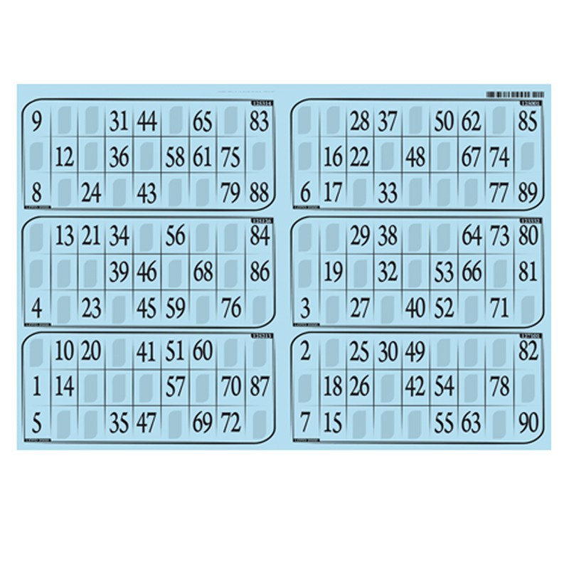 28 planches de loto 18 grilles I Cartons loto très rigides